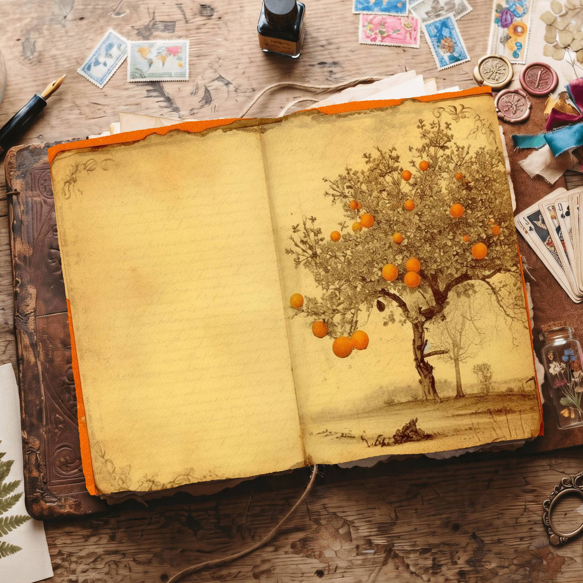 Citrus Fruit Digital Papers