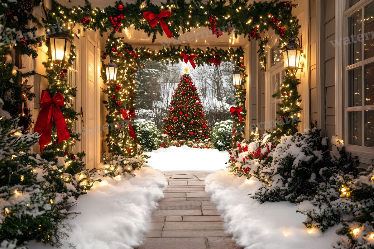 Classic Christmas Backdrop Images