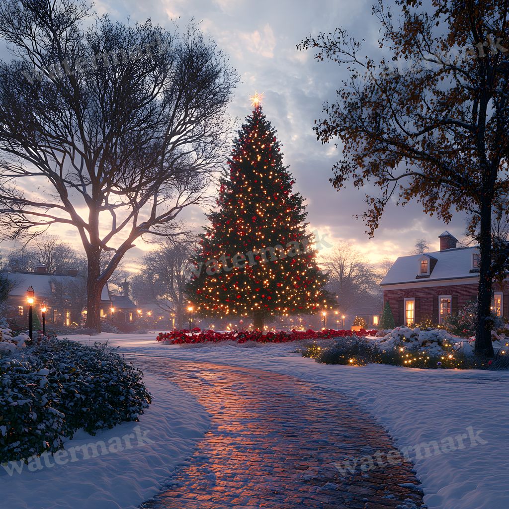 Classic Christmas Backdrop Images