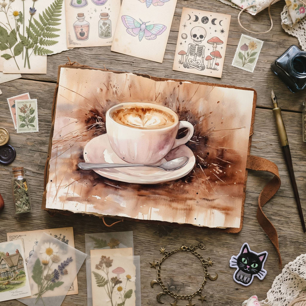 Coffee Shop Digital Papers