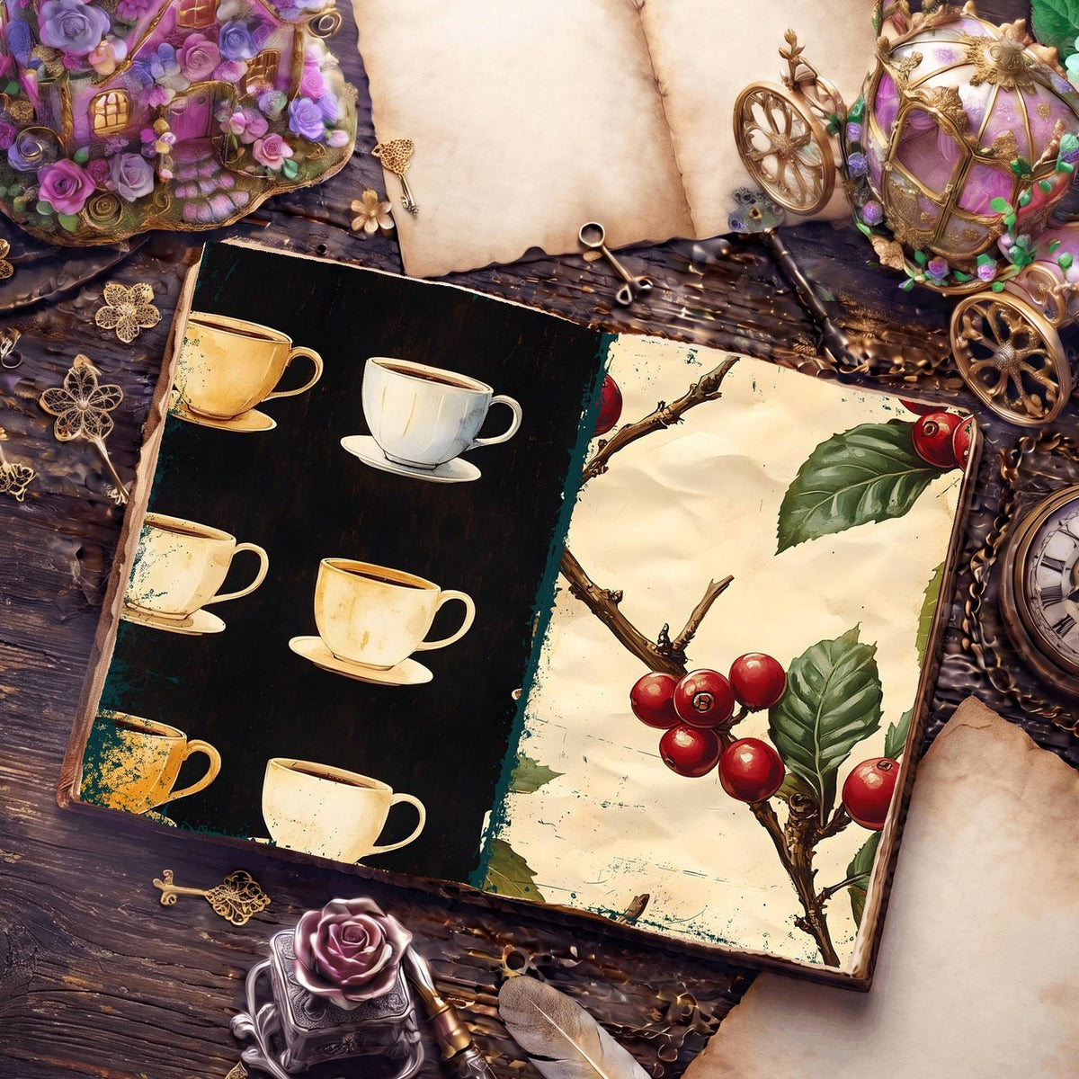 Coffee Digital Papers