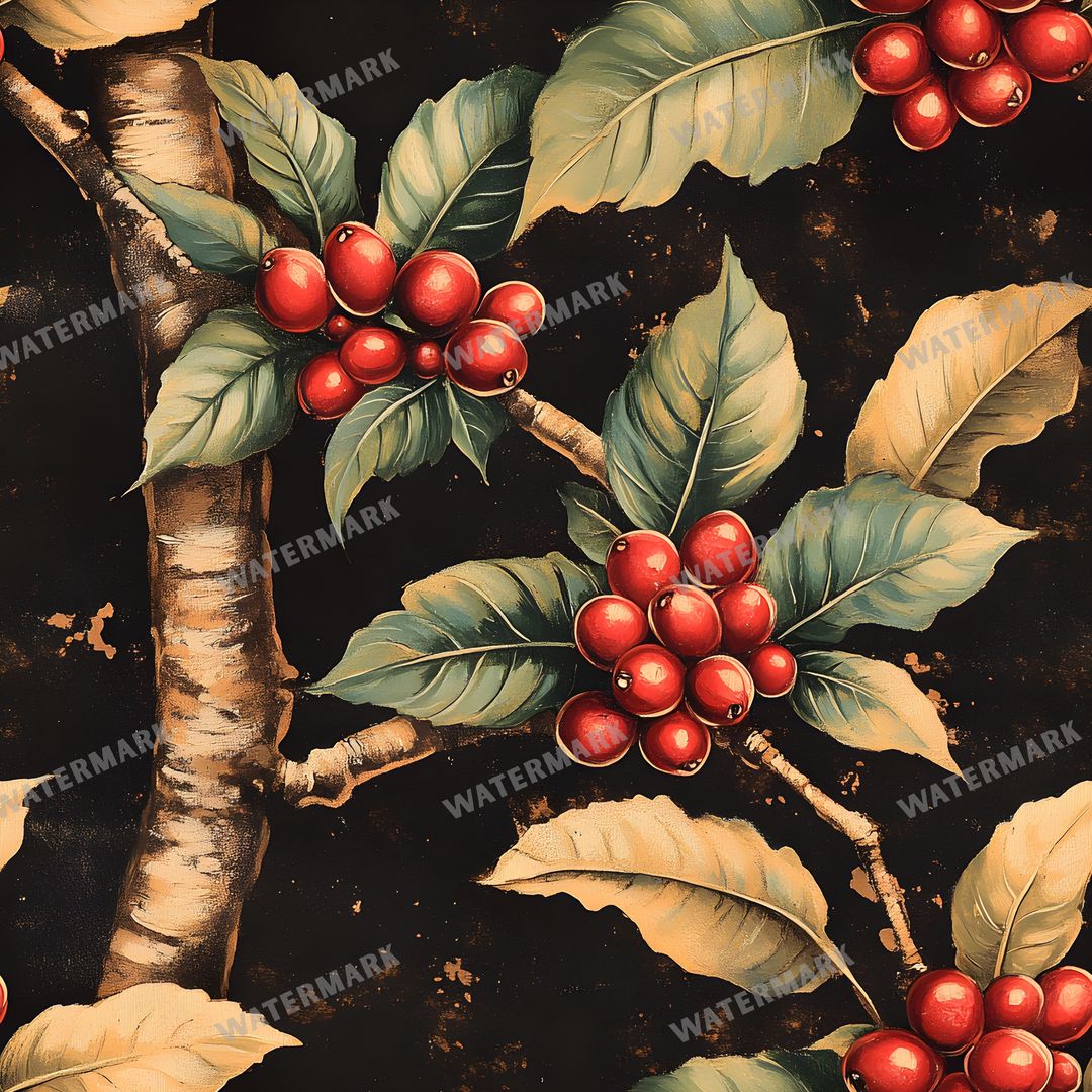 Coffee seamless pattern digital paper, repeating design 14