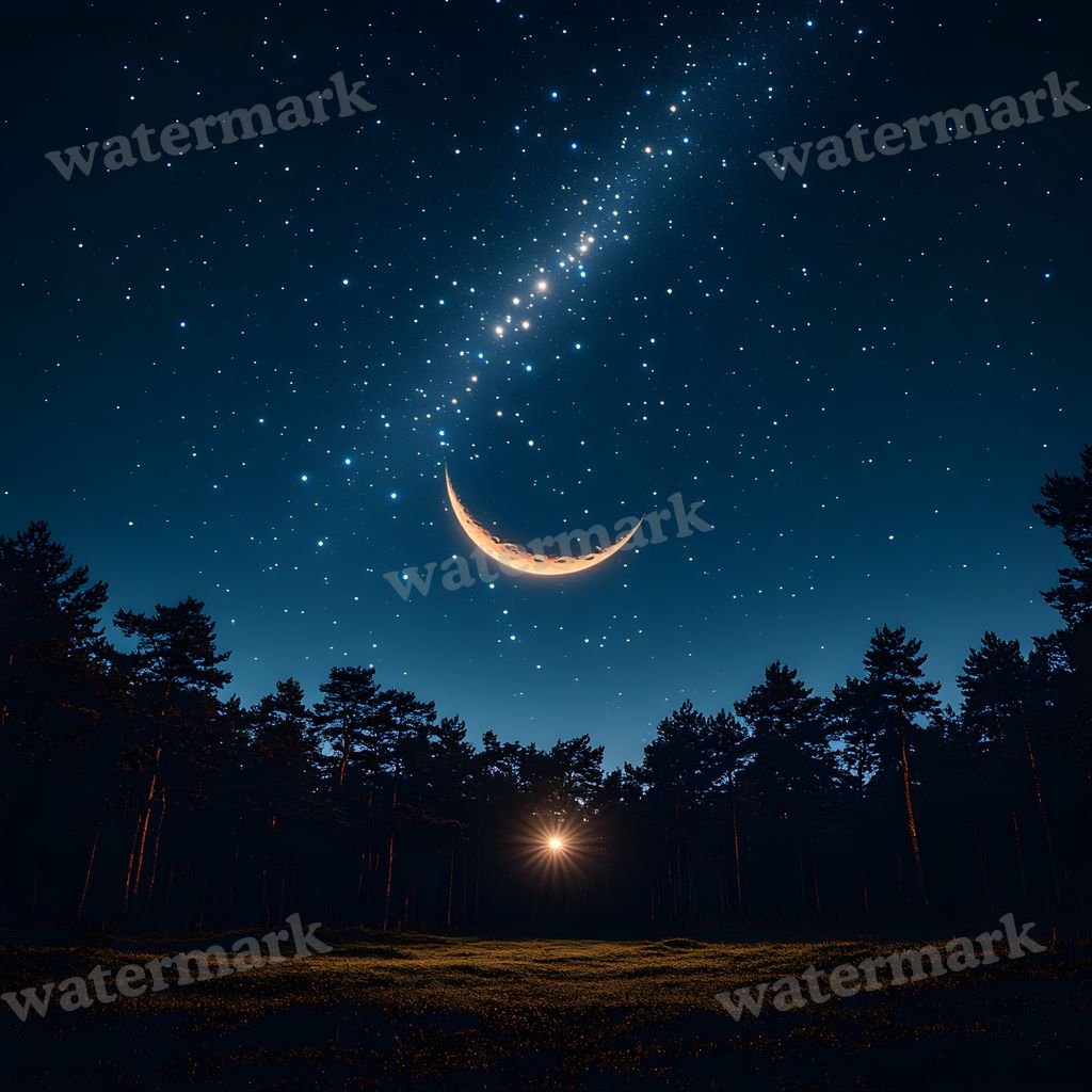 Crescent Moon Backdrop Images