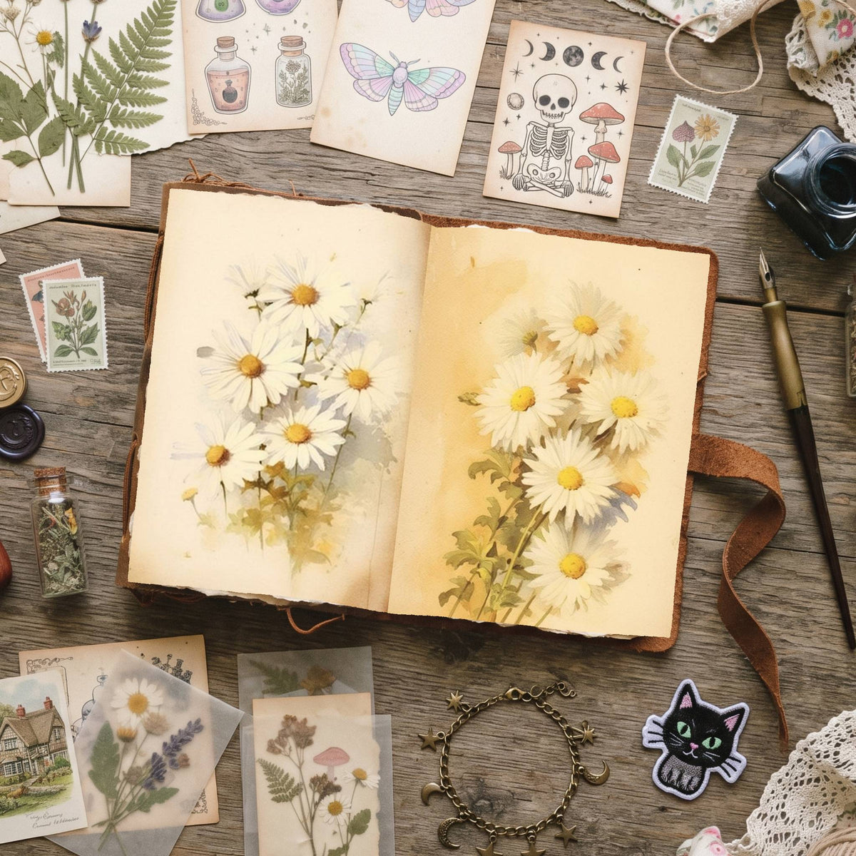 Daisies Digital Papers