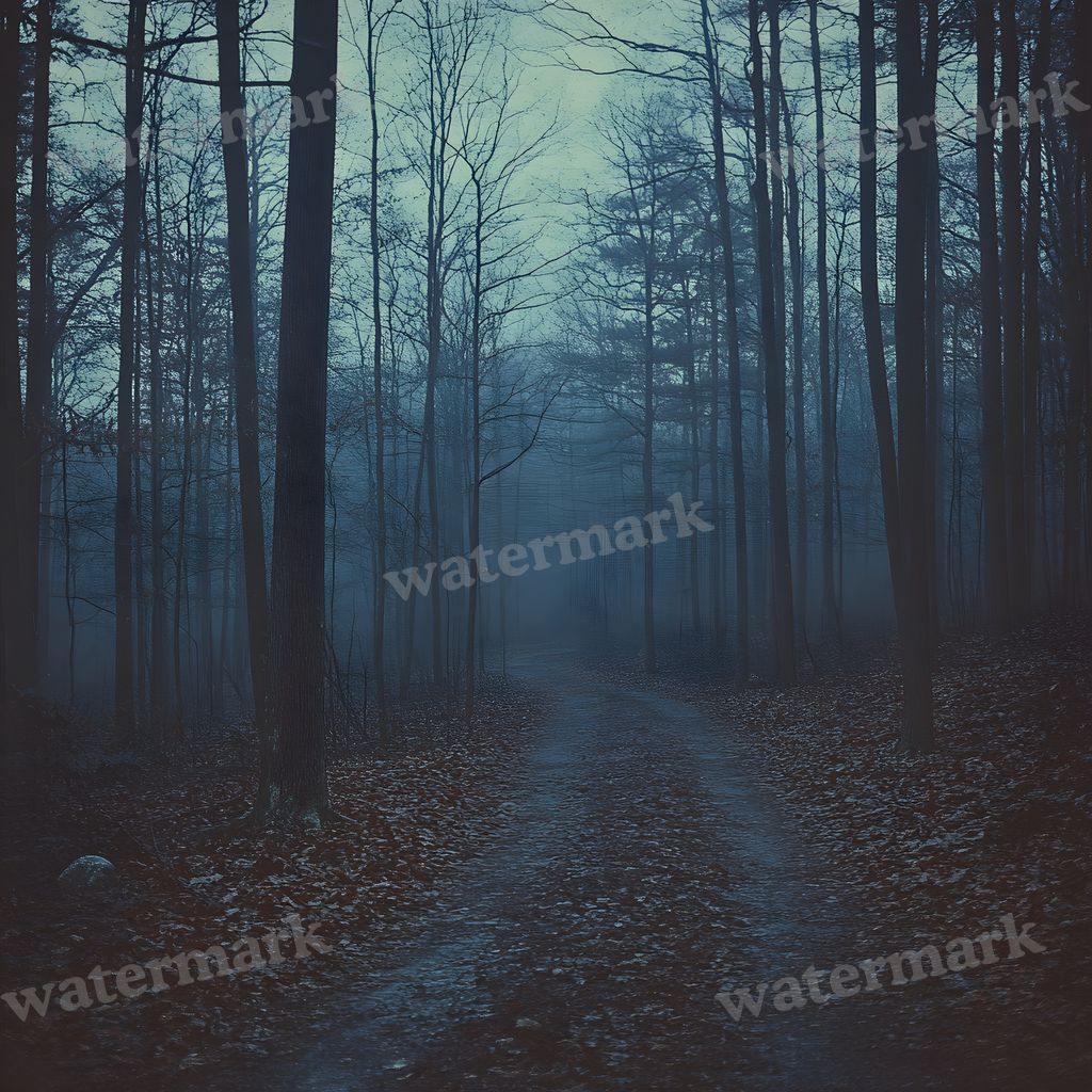 Dark Spooky digital photo backdrop for photo editing, preview 13