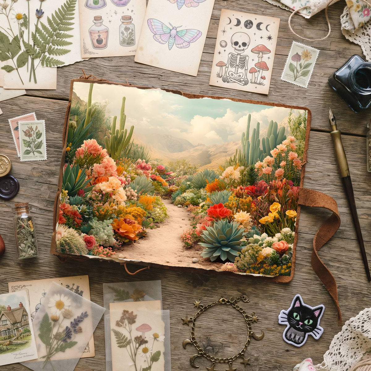 Desert Botanical Digital Papers