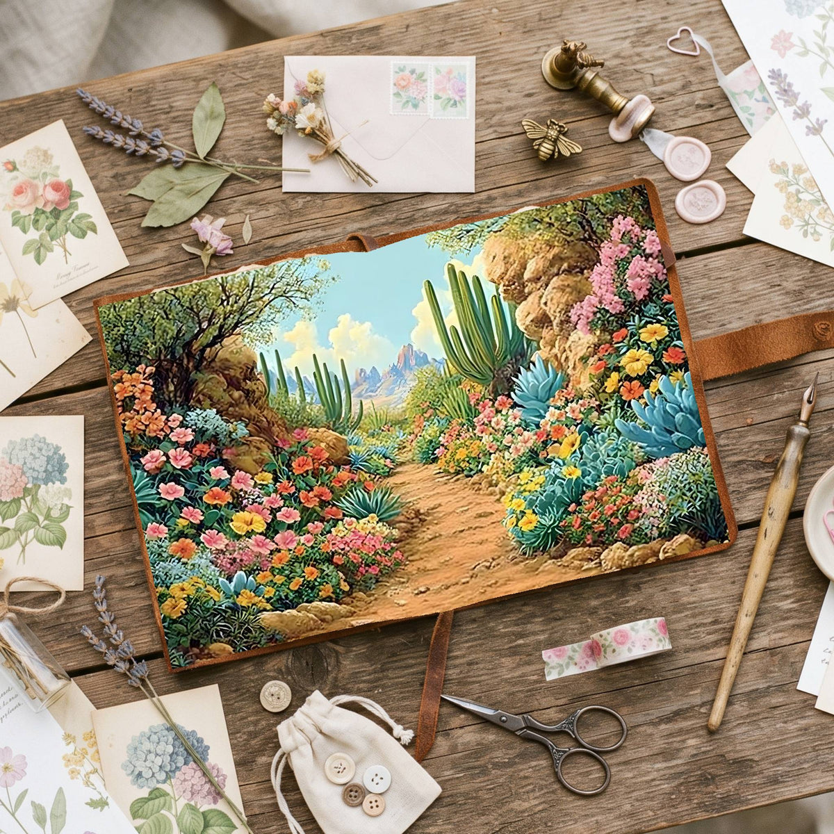 Desert Botanical Digital Papers