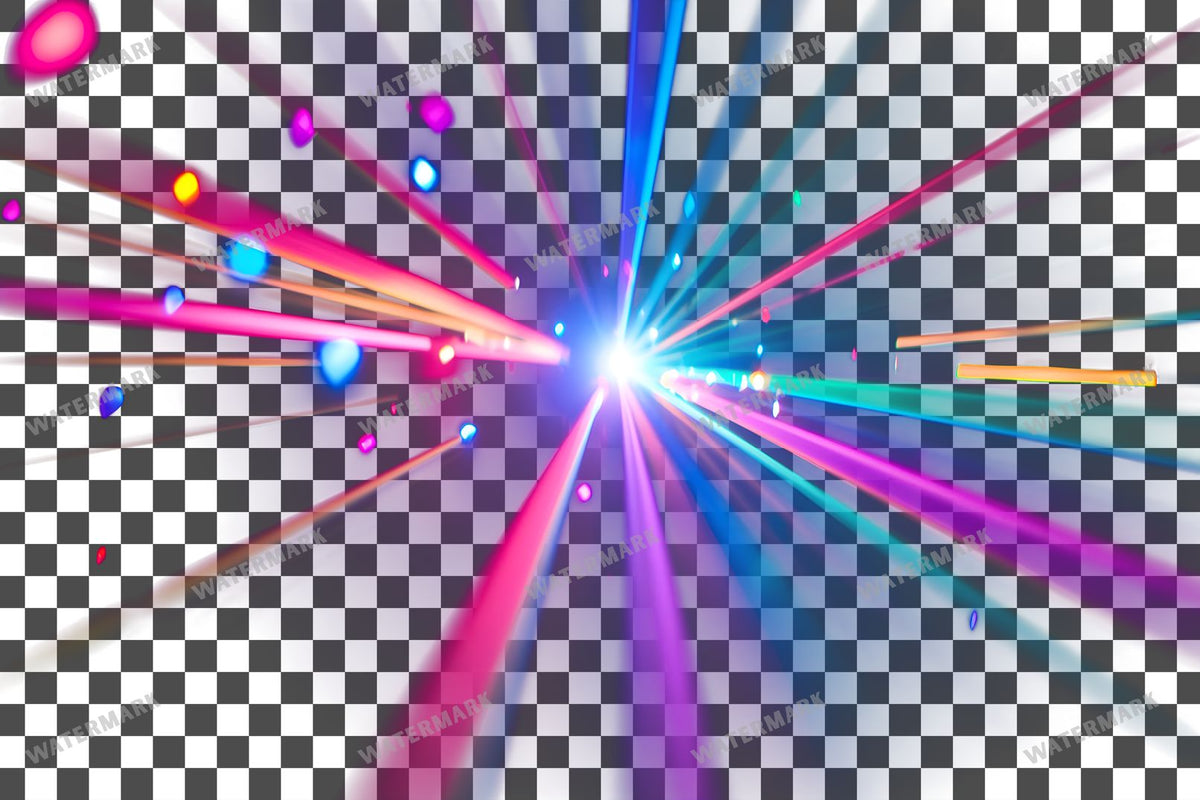 Disco Light Transparent Overlay Pngs