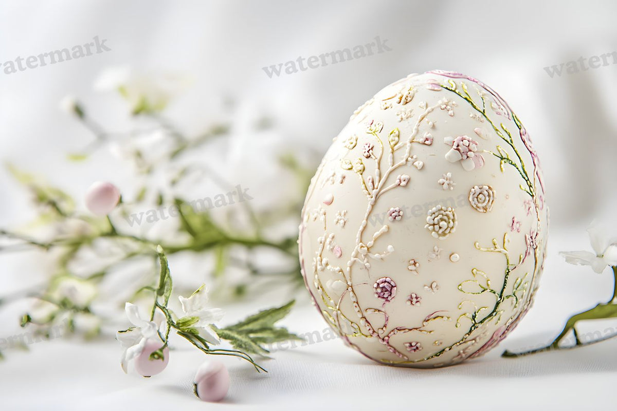 Elegant Easter Egg Backdrop Images