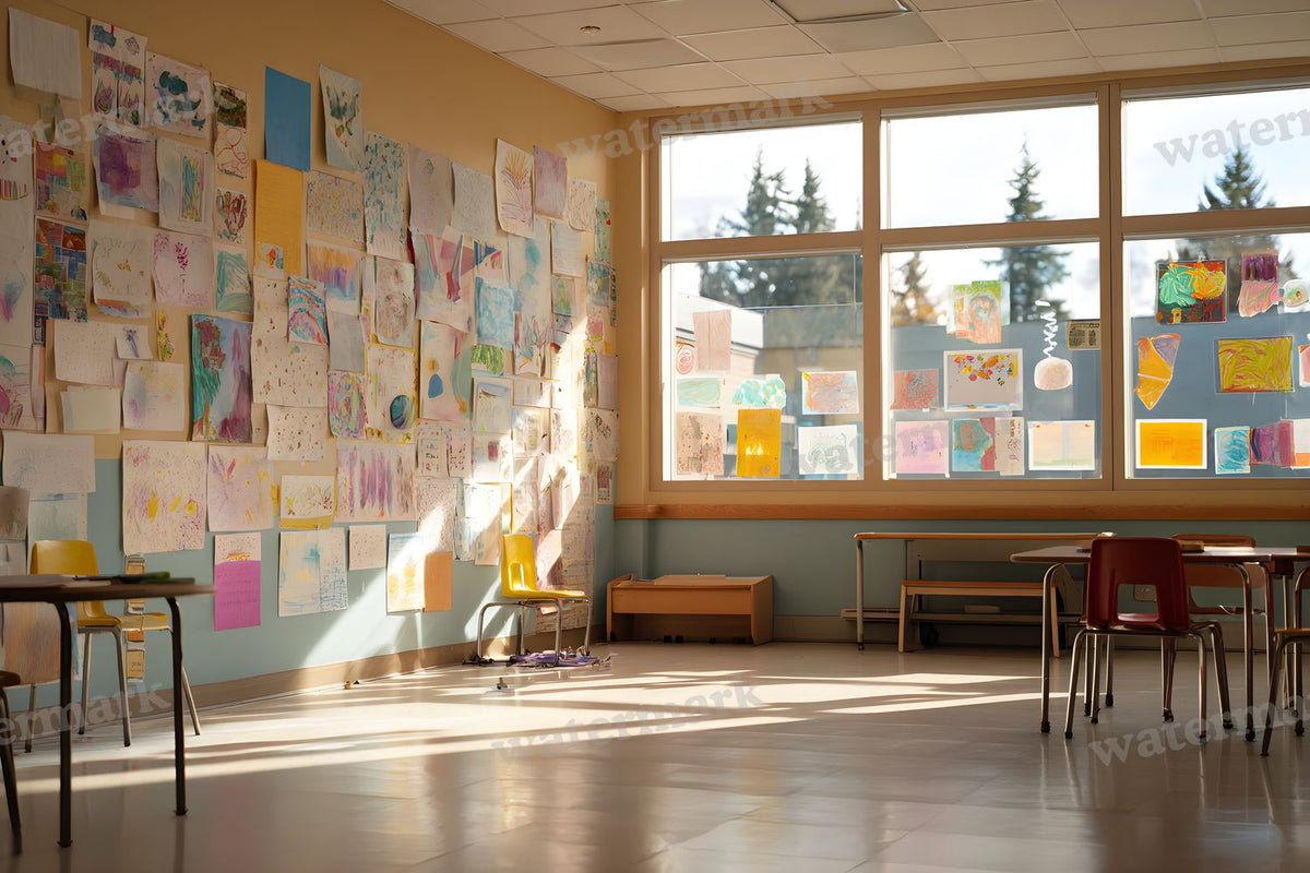 Elementary School Classroom Backdrop Images