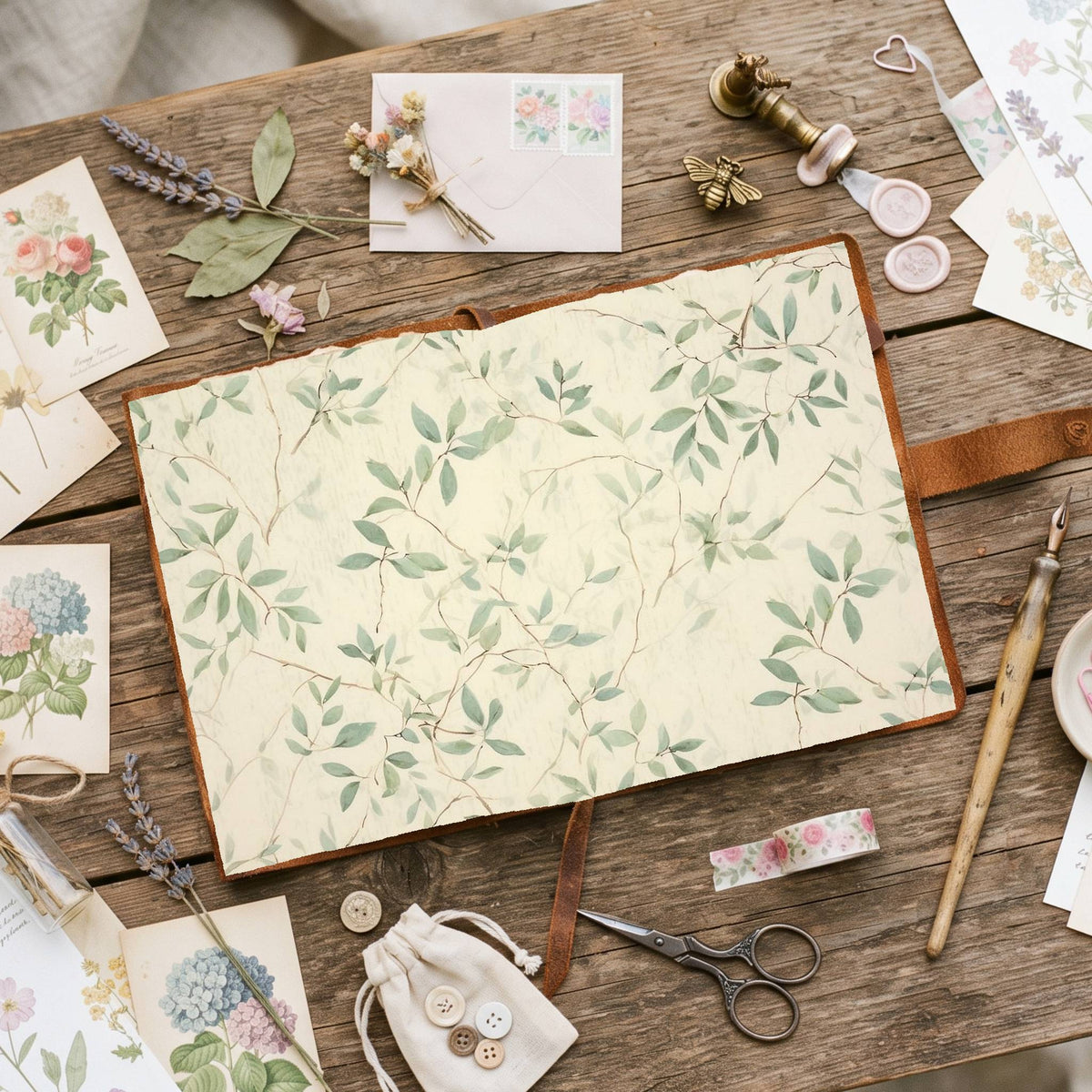 Eucalyptus Leaves Digital Papers