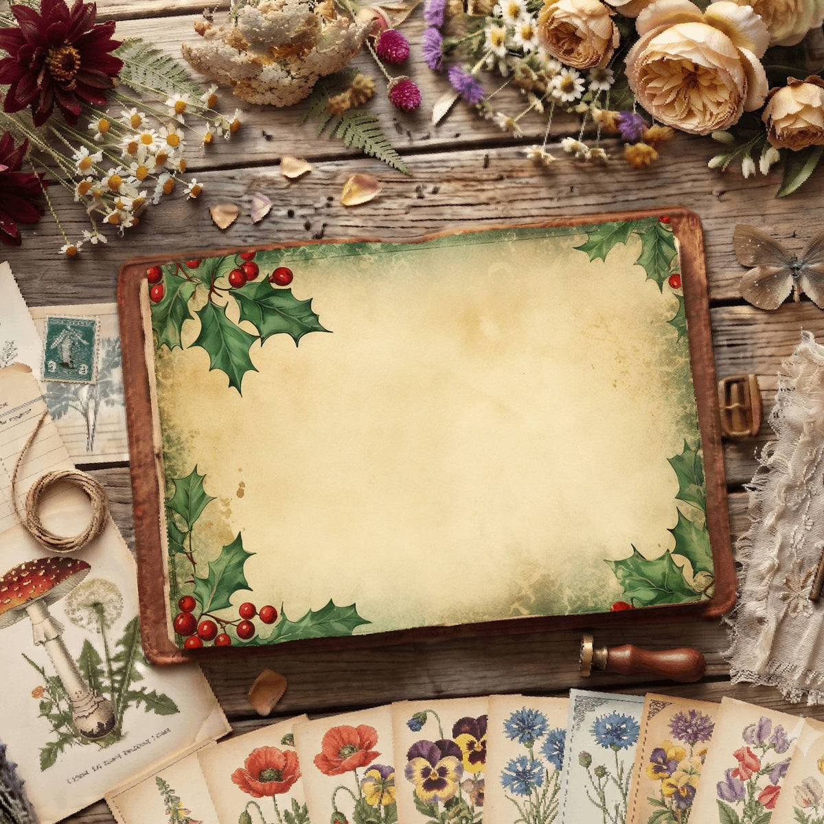Festive Christmas Digital Papers