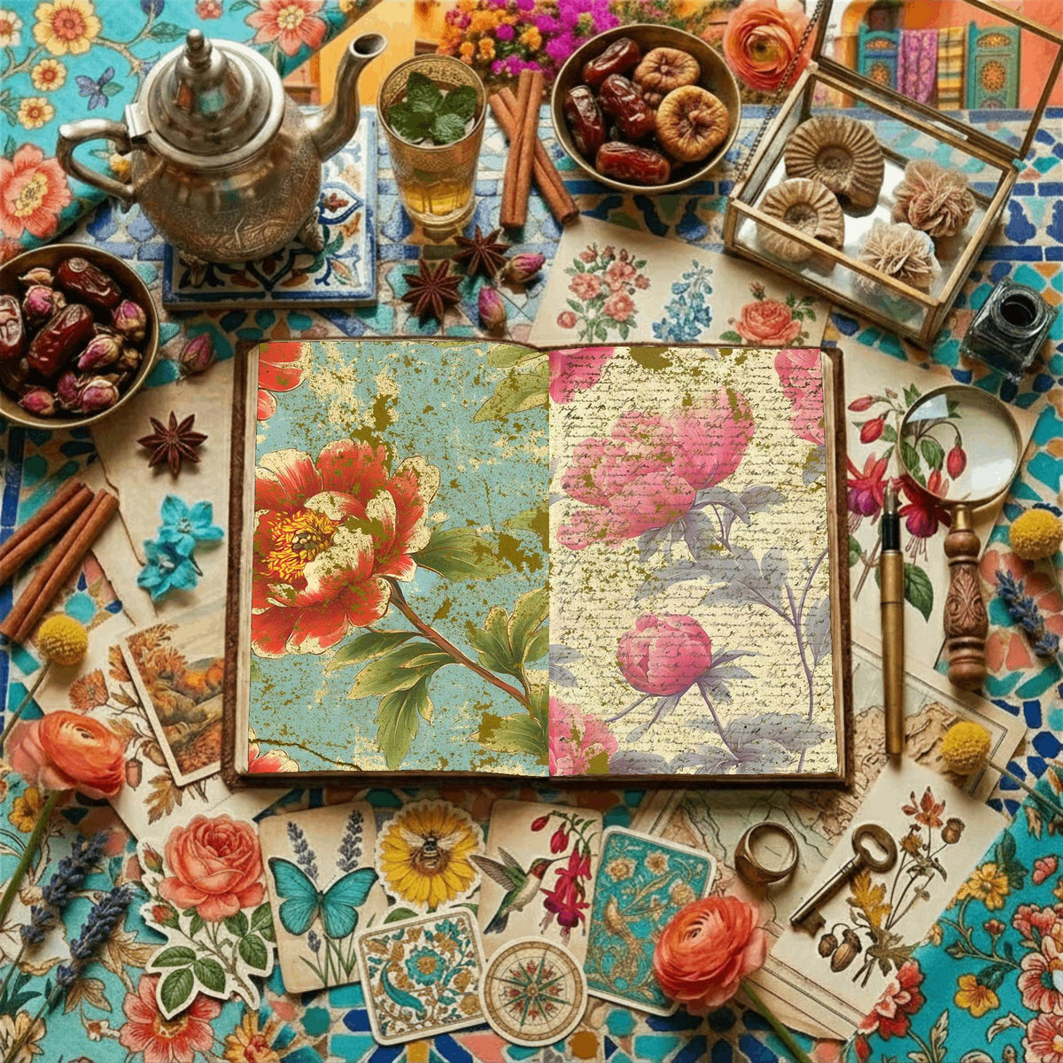 Floral Digital Papers