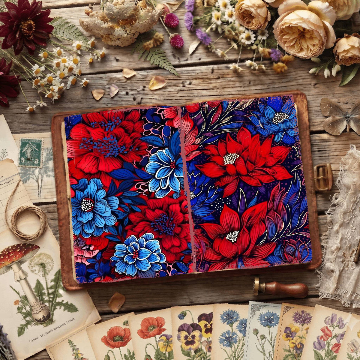 Floral Digital Papers