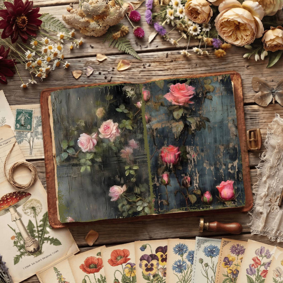 Floral Digital Papers