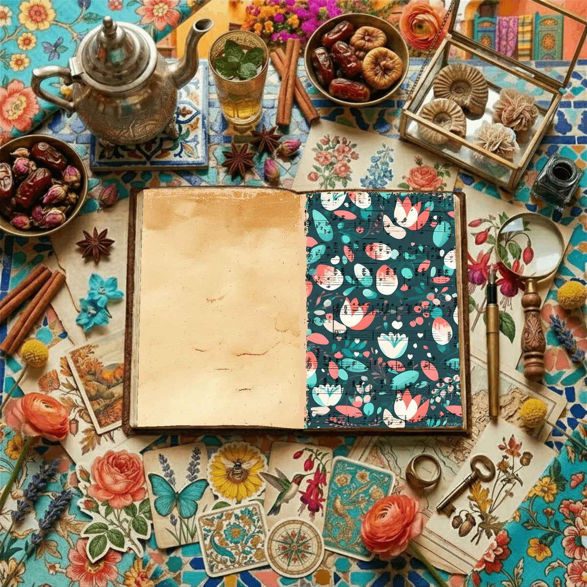Floral Digital Papers