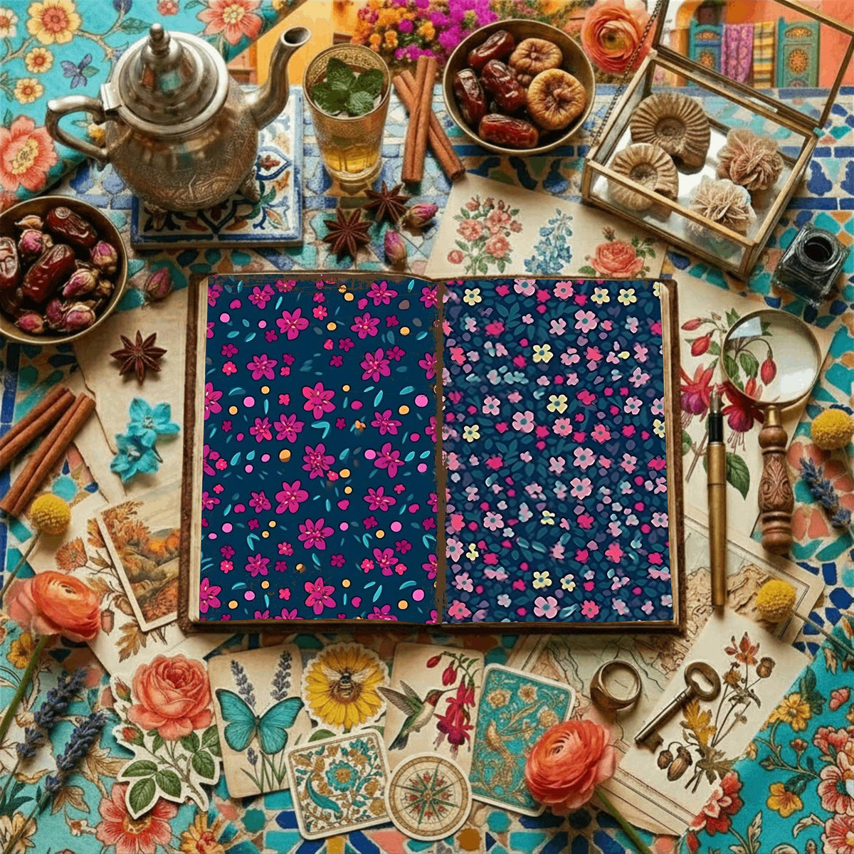 Floral Digital Papers