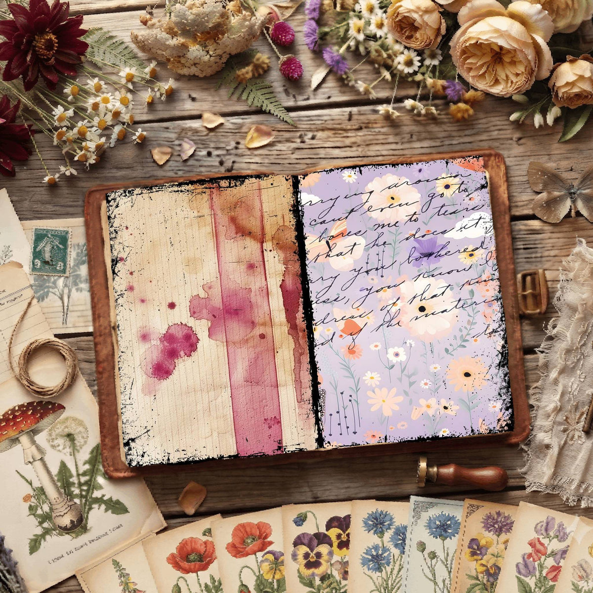 Floral Digital Papers