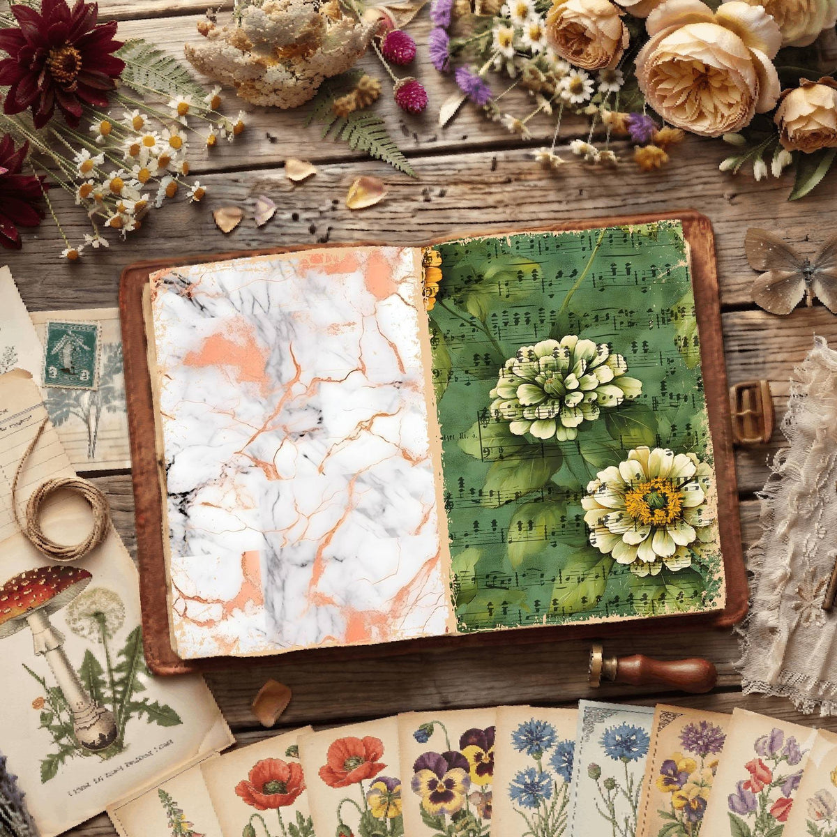 Floral Digital Papers