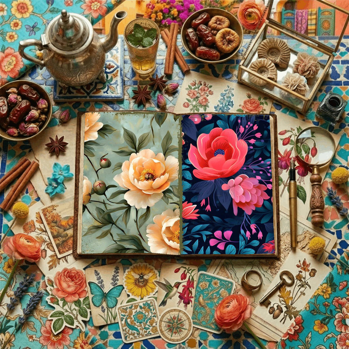 Floral Digital Papers