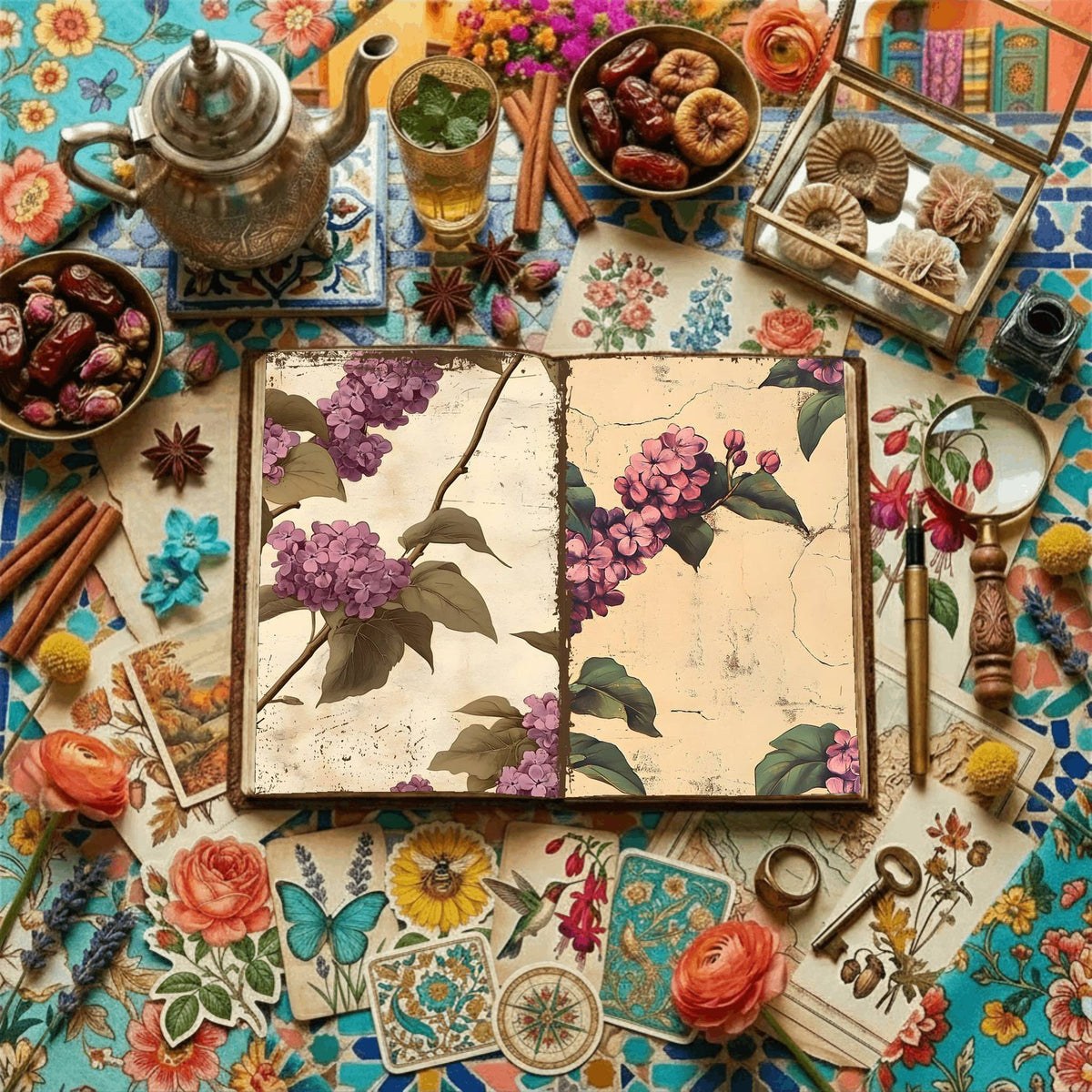 Floral Digital Papers