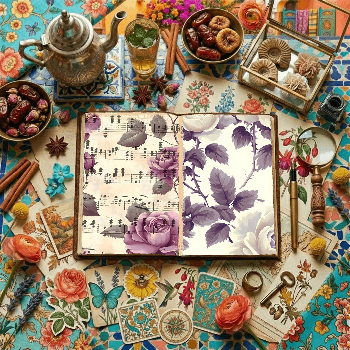 Floral Digital Papers