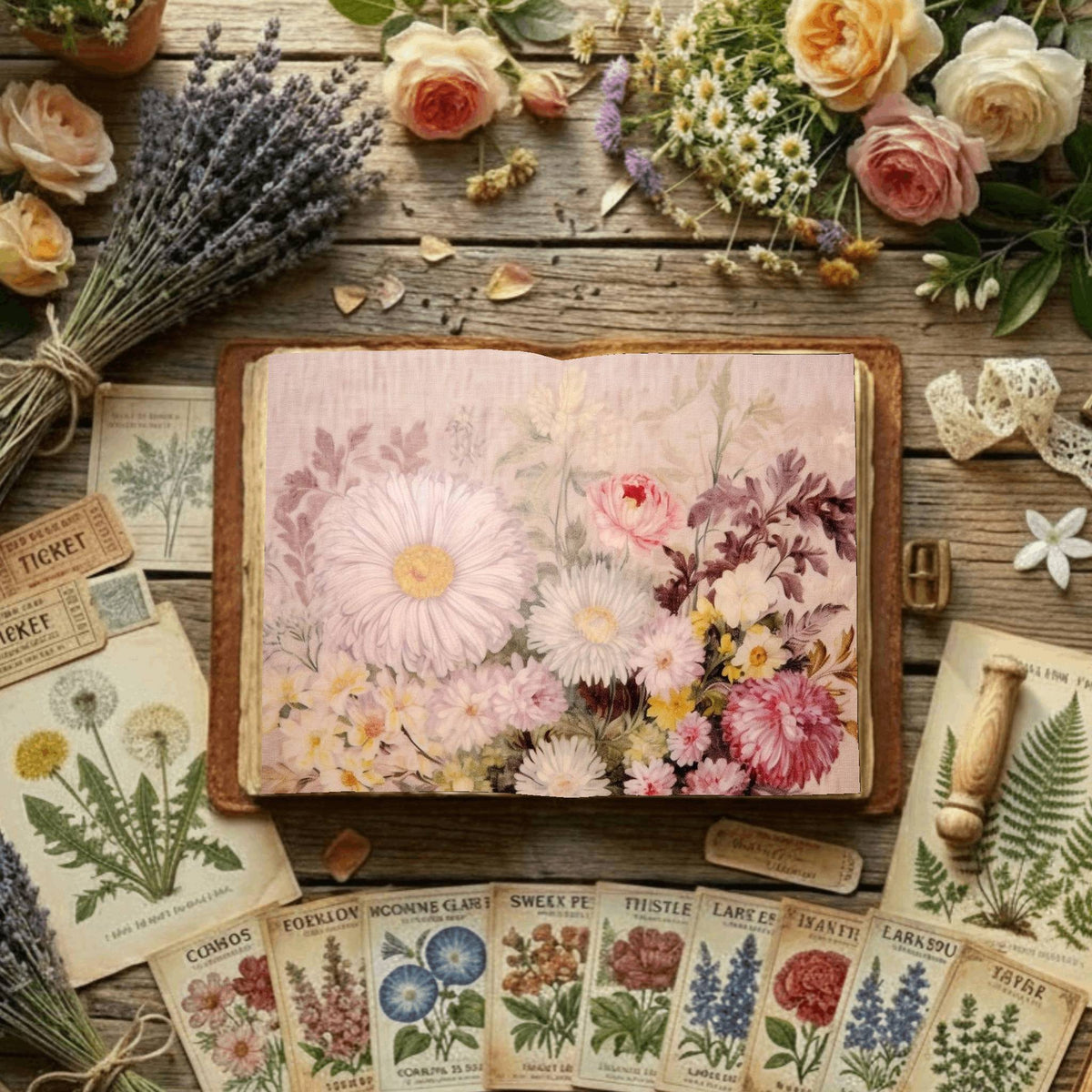 Floral Digital Papers