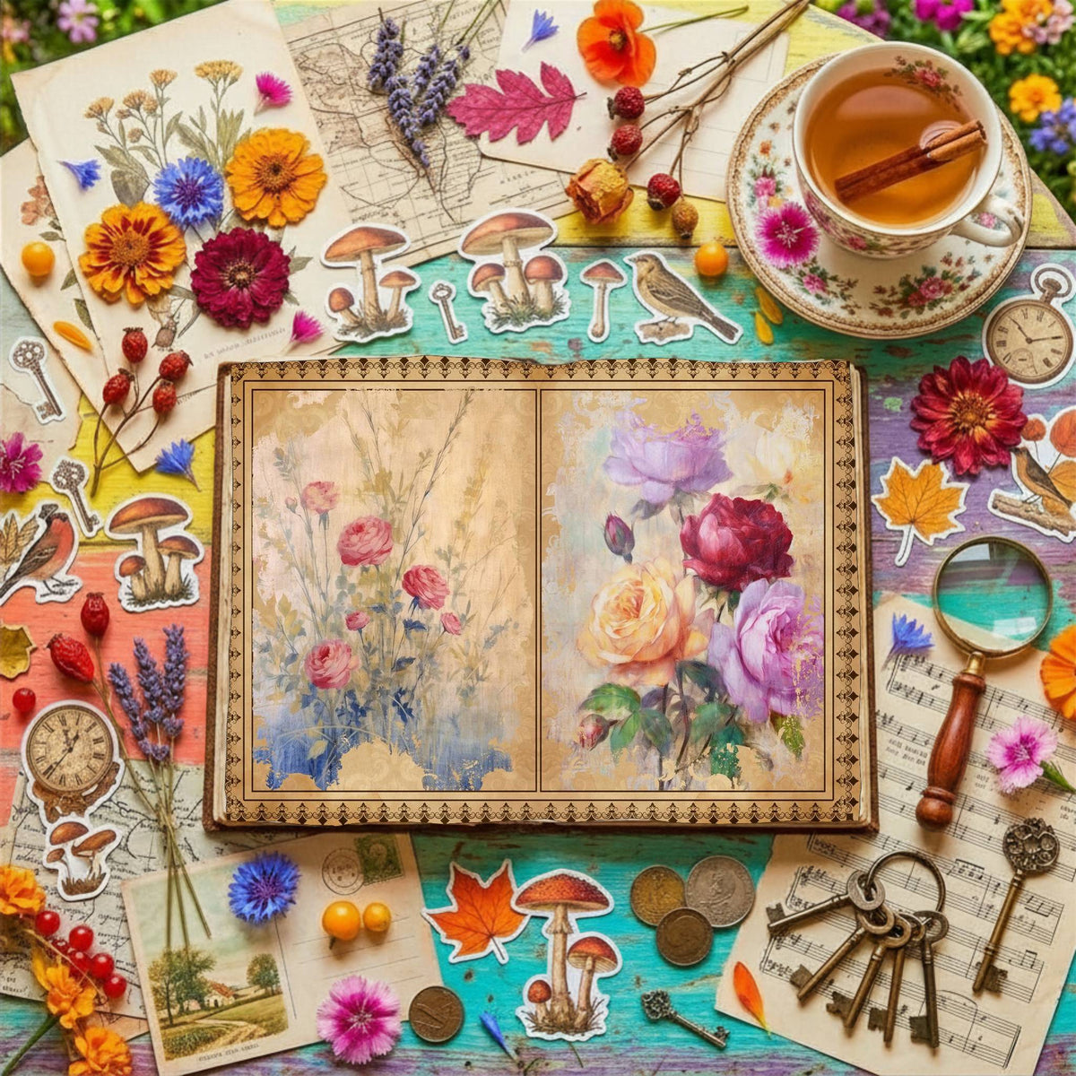 Flower Digital Papers