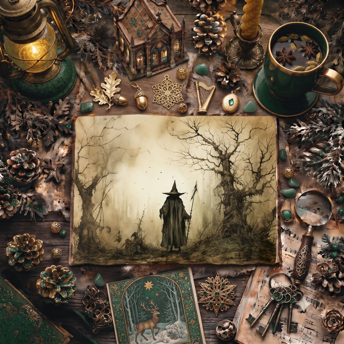 Forest Witch Digital Papers