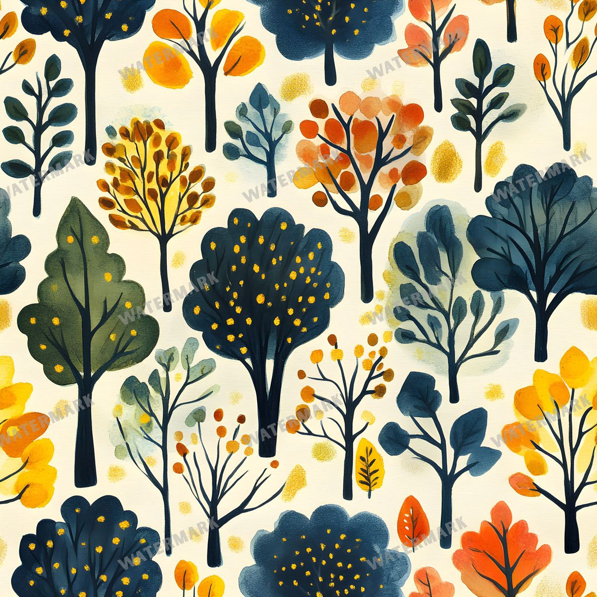 Forest Seamless Pattern