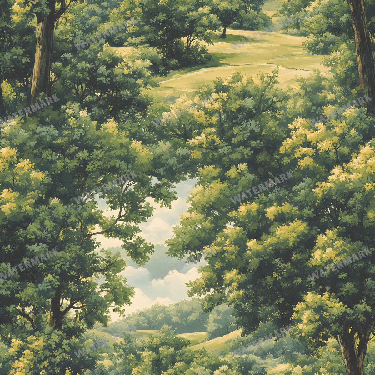 Forest Seamless Pattern