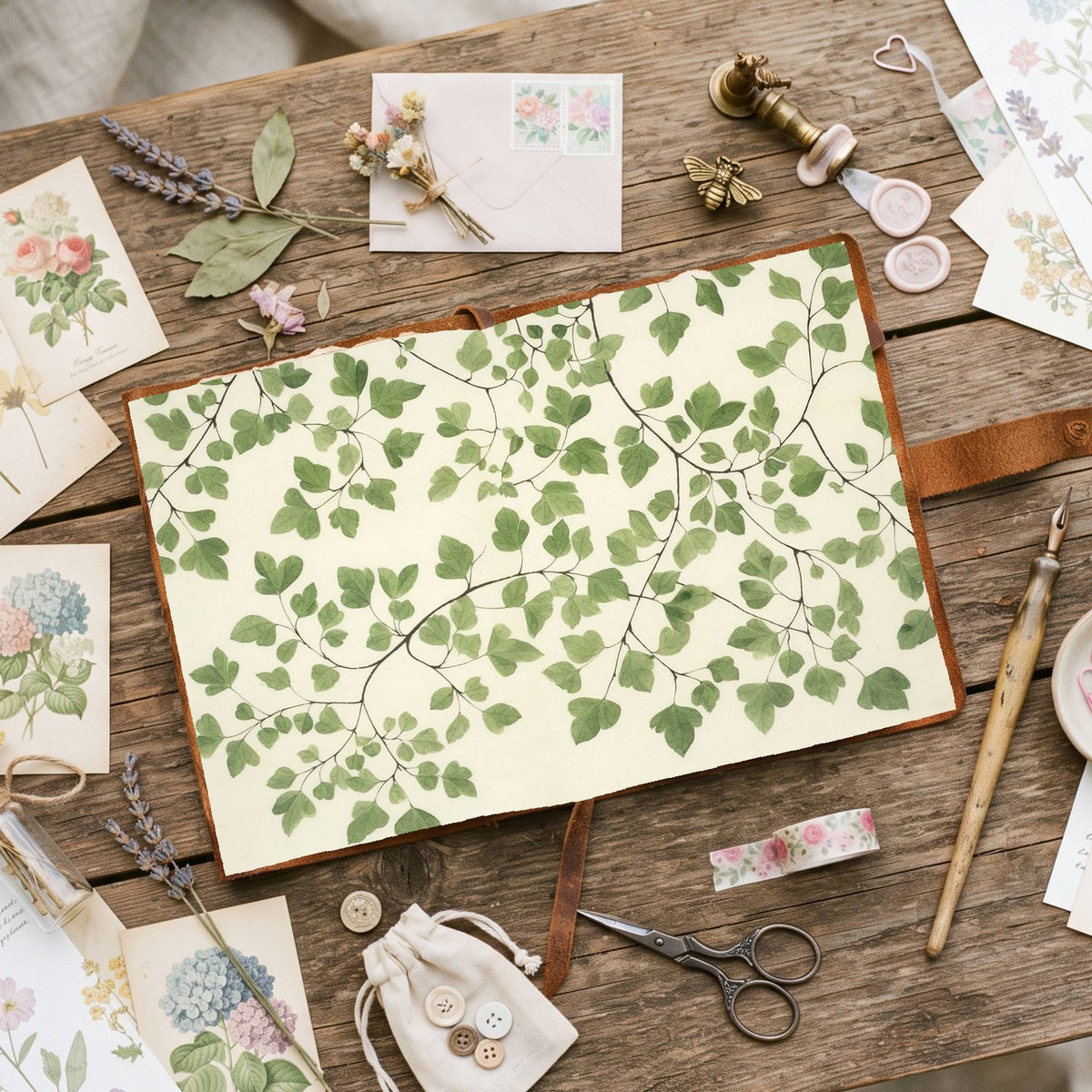 Ginkgo Leaves Digital Papers