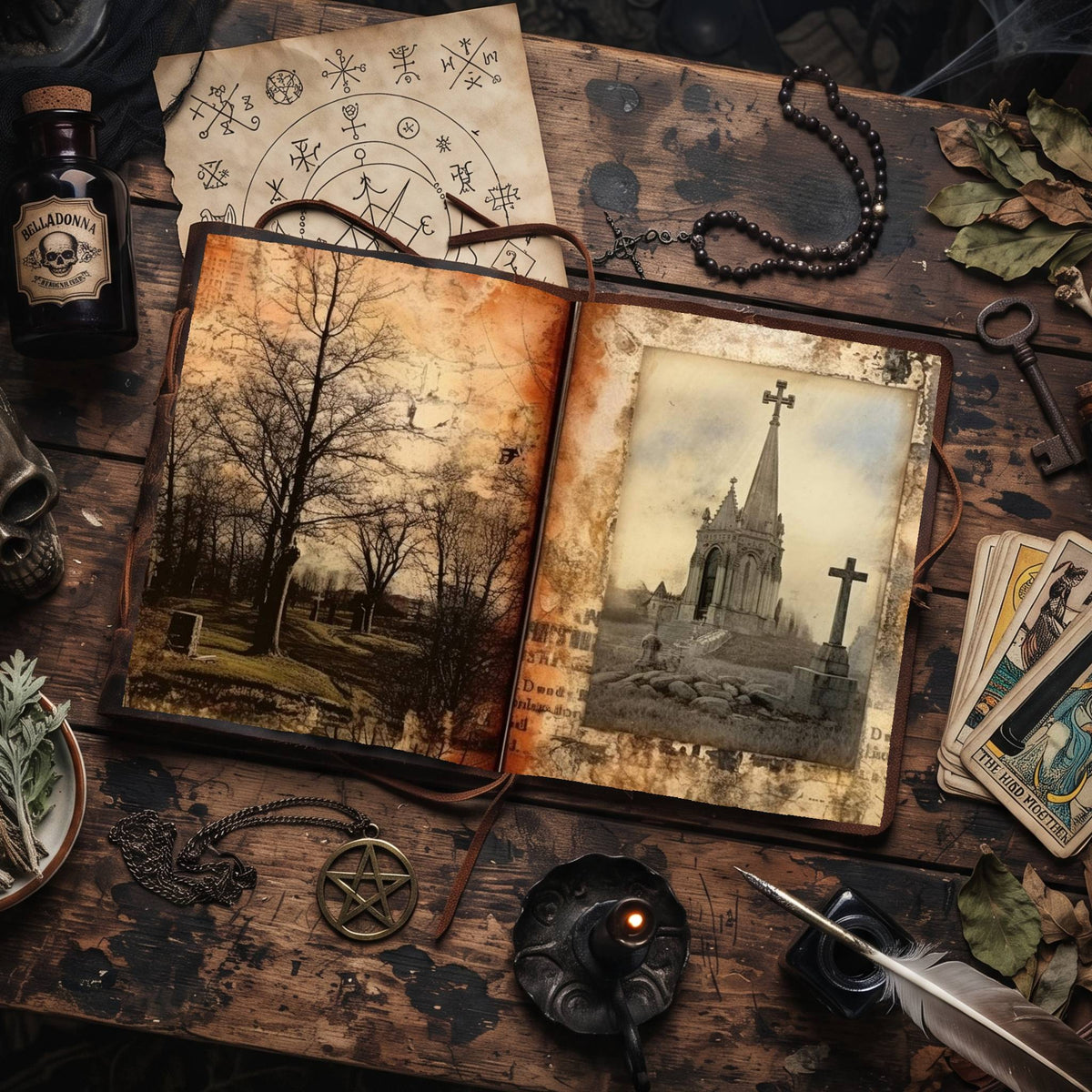 Gothic Digital Papers