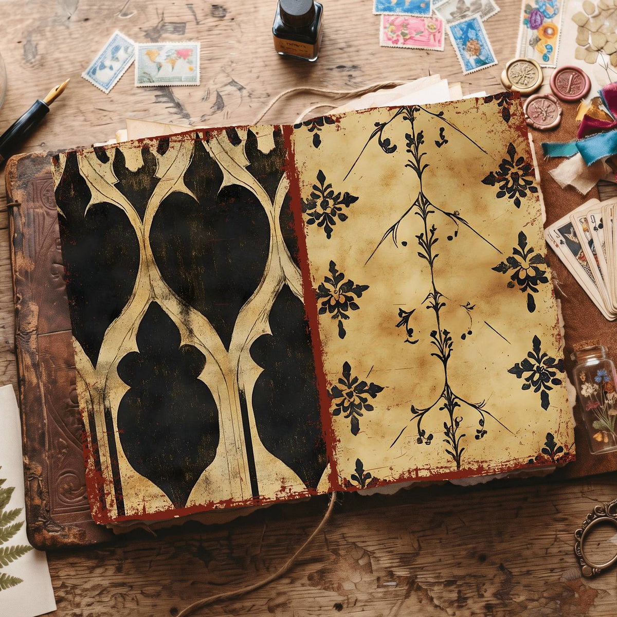 Gothic Digital Papers
