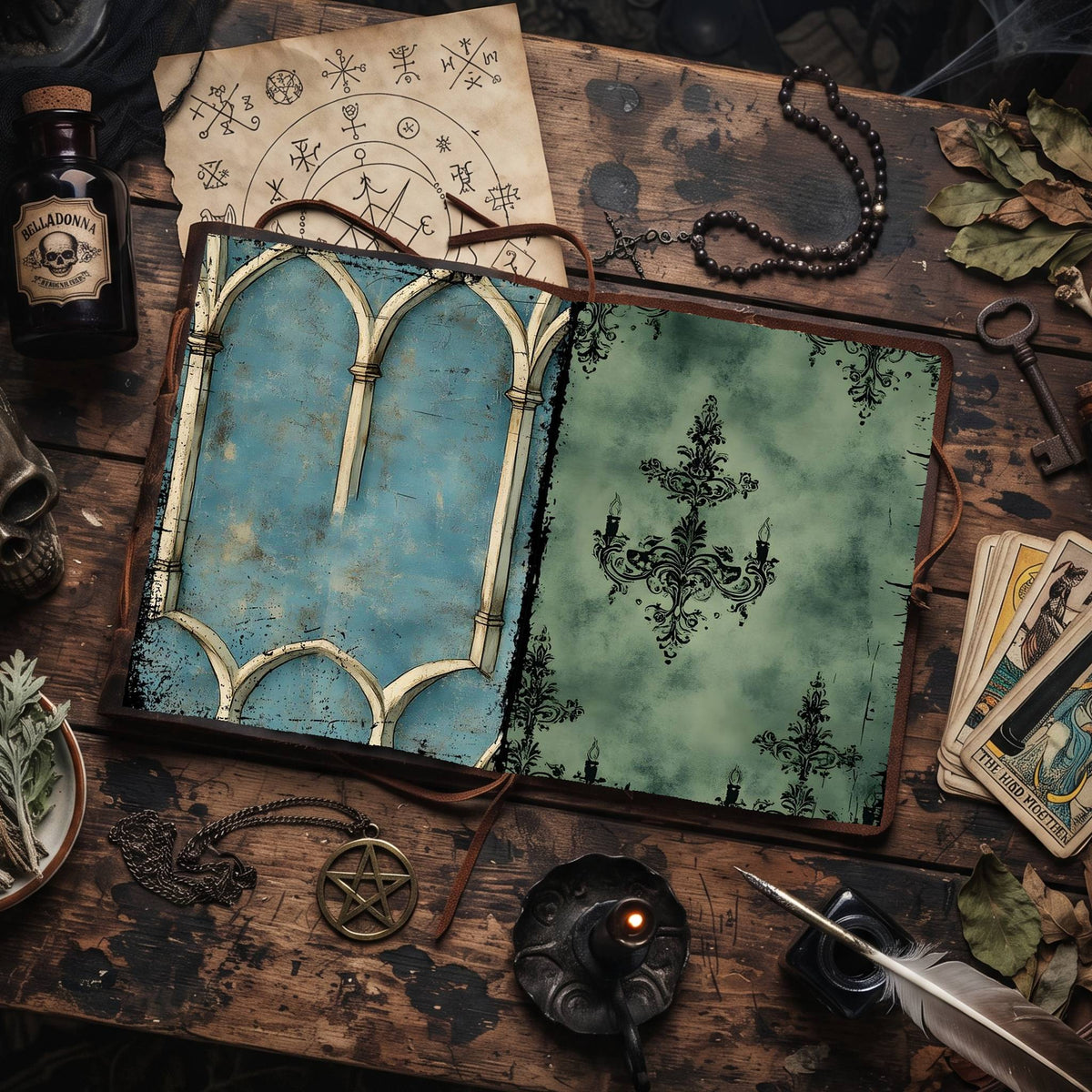 Gothic Digital Papers
