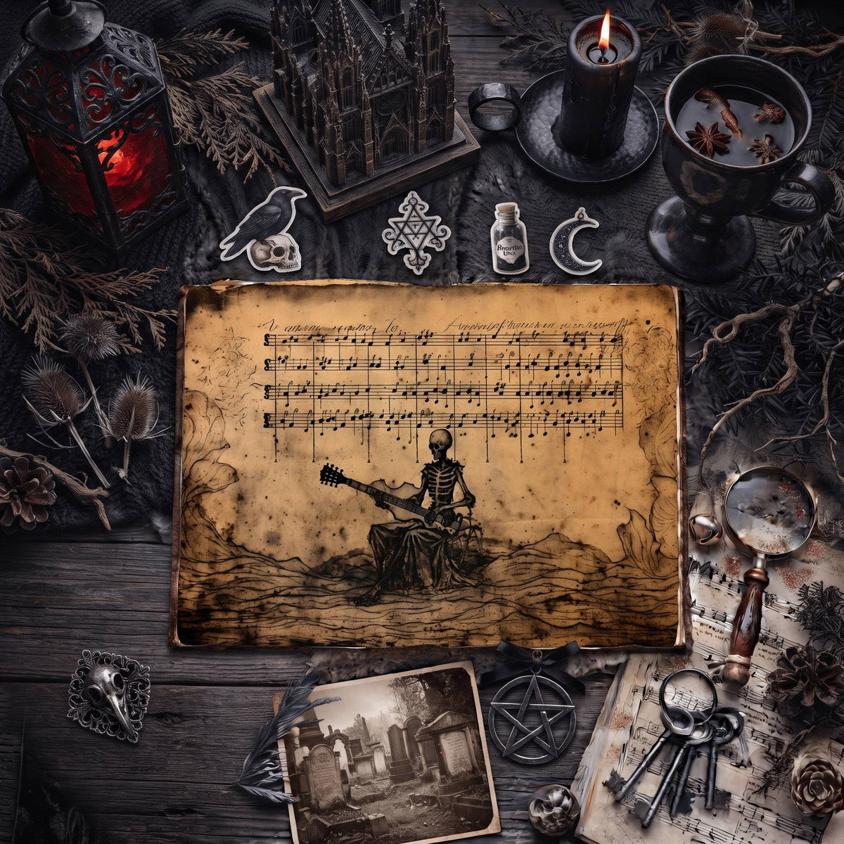 Gothic Digital Papers