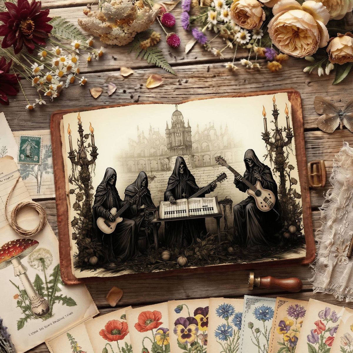 Gothic Digital Papers