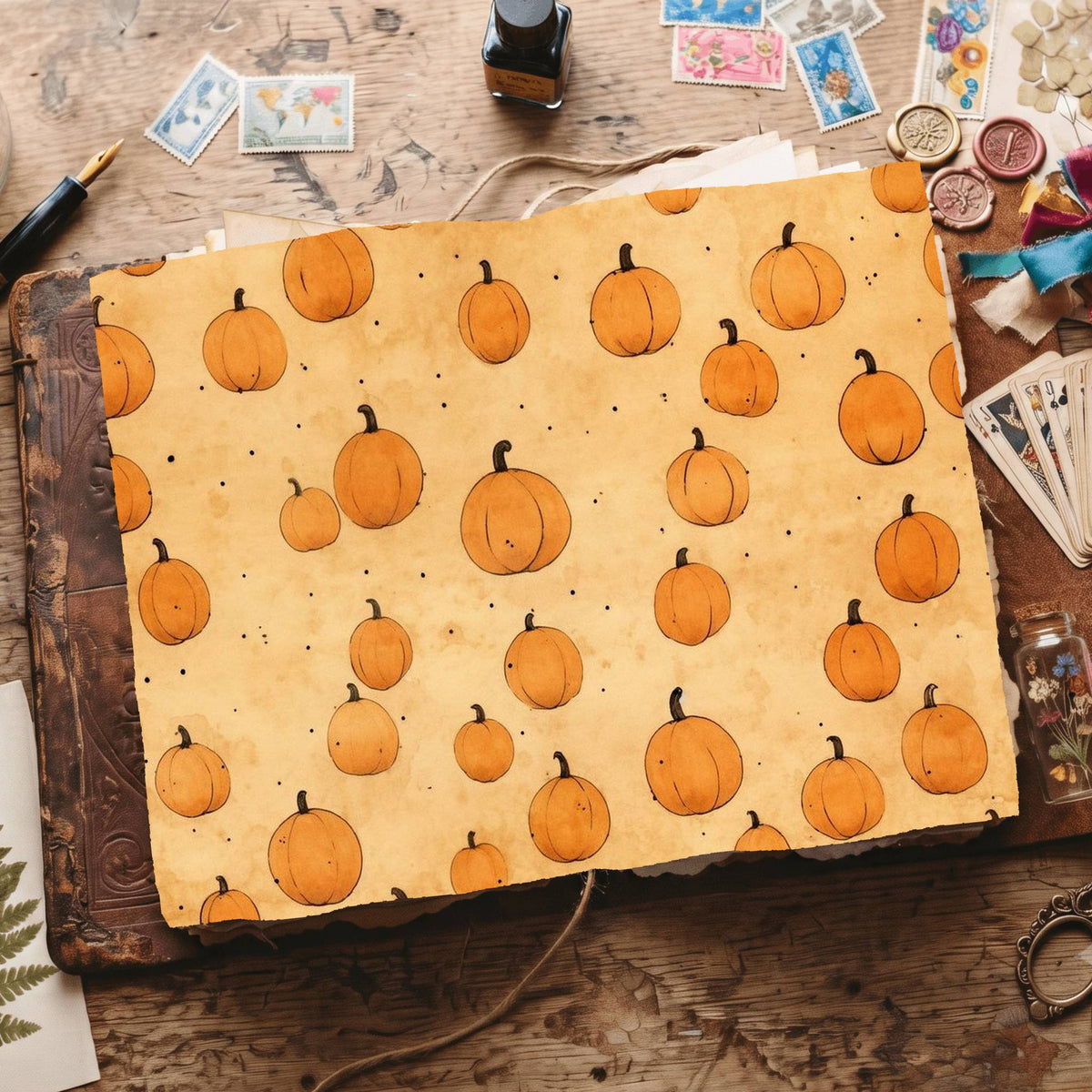 Halloween Patterns Digital Papers