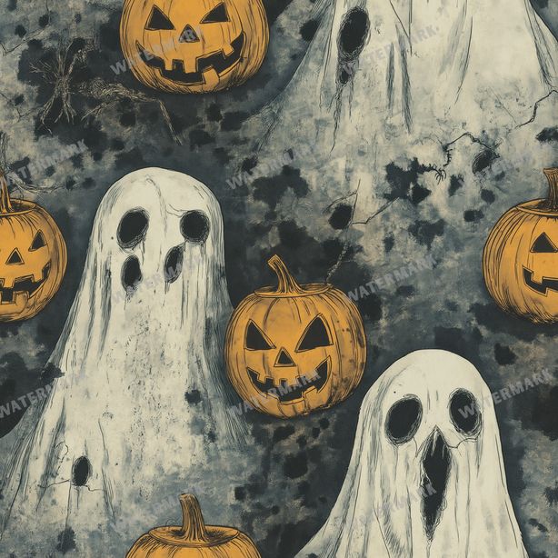 Halloween Seamless Pattern
