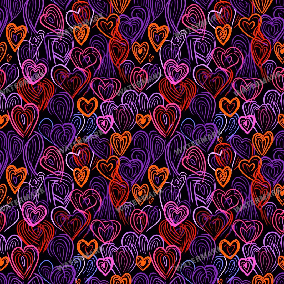Hearts Seamless Pattern