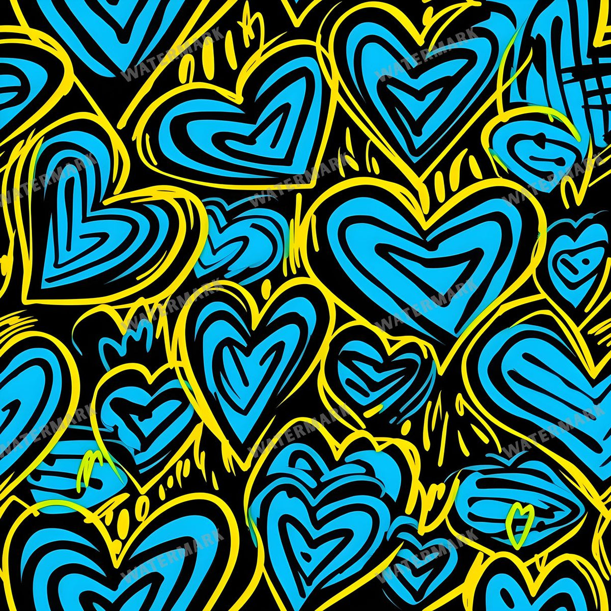 Hearts Seamless Pattern
