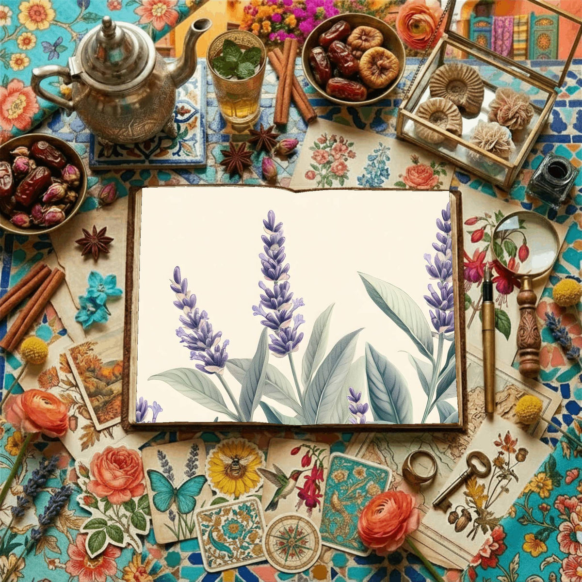 Lavender Digital Papers