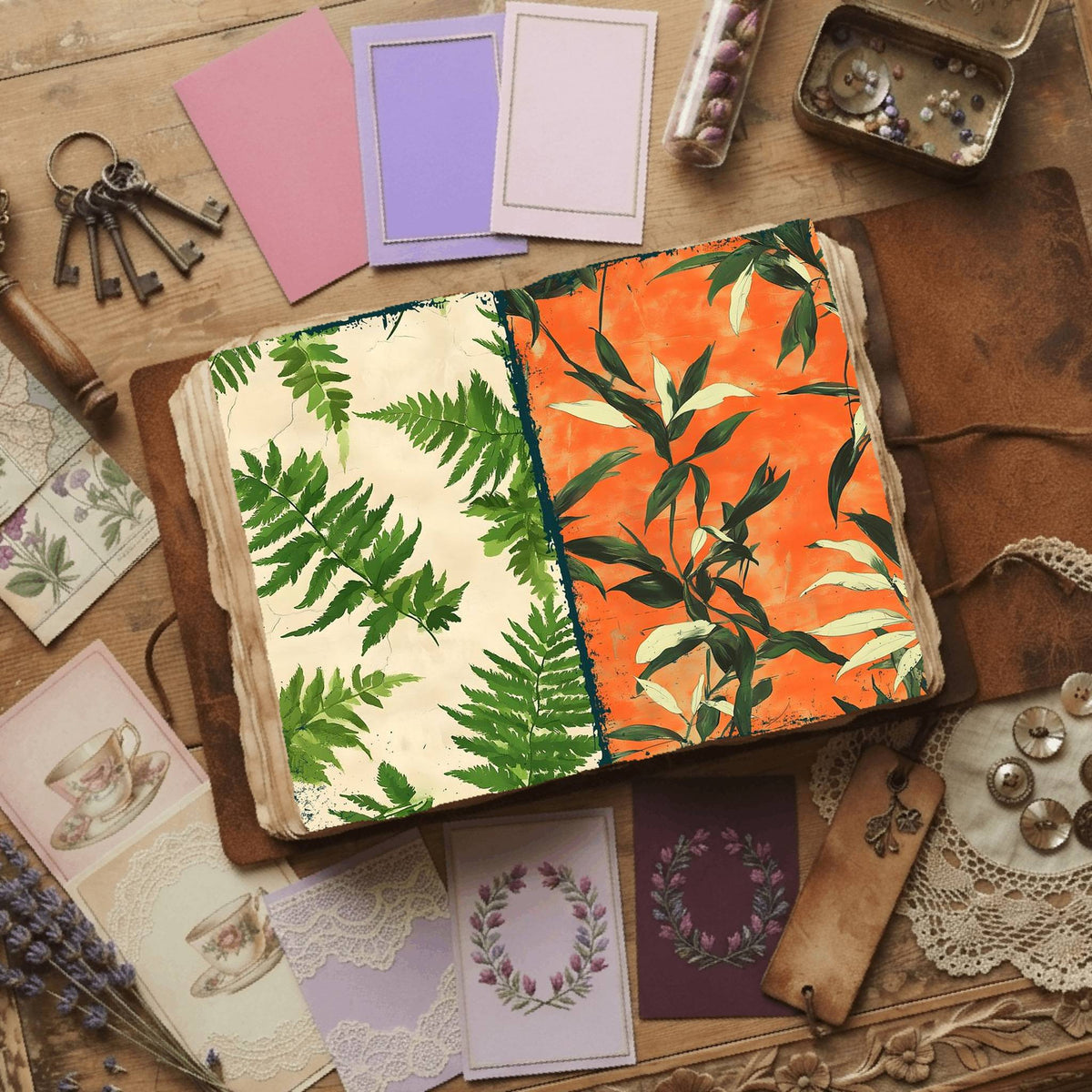 Leafy Digital Papers