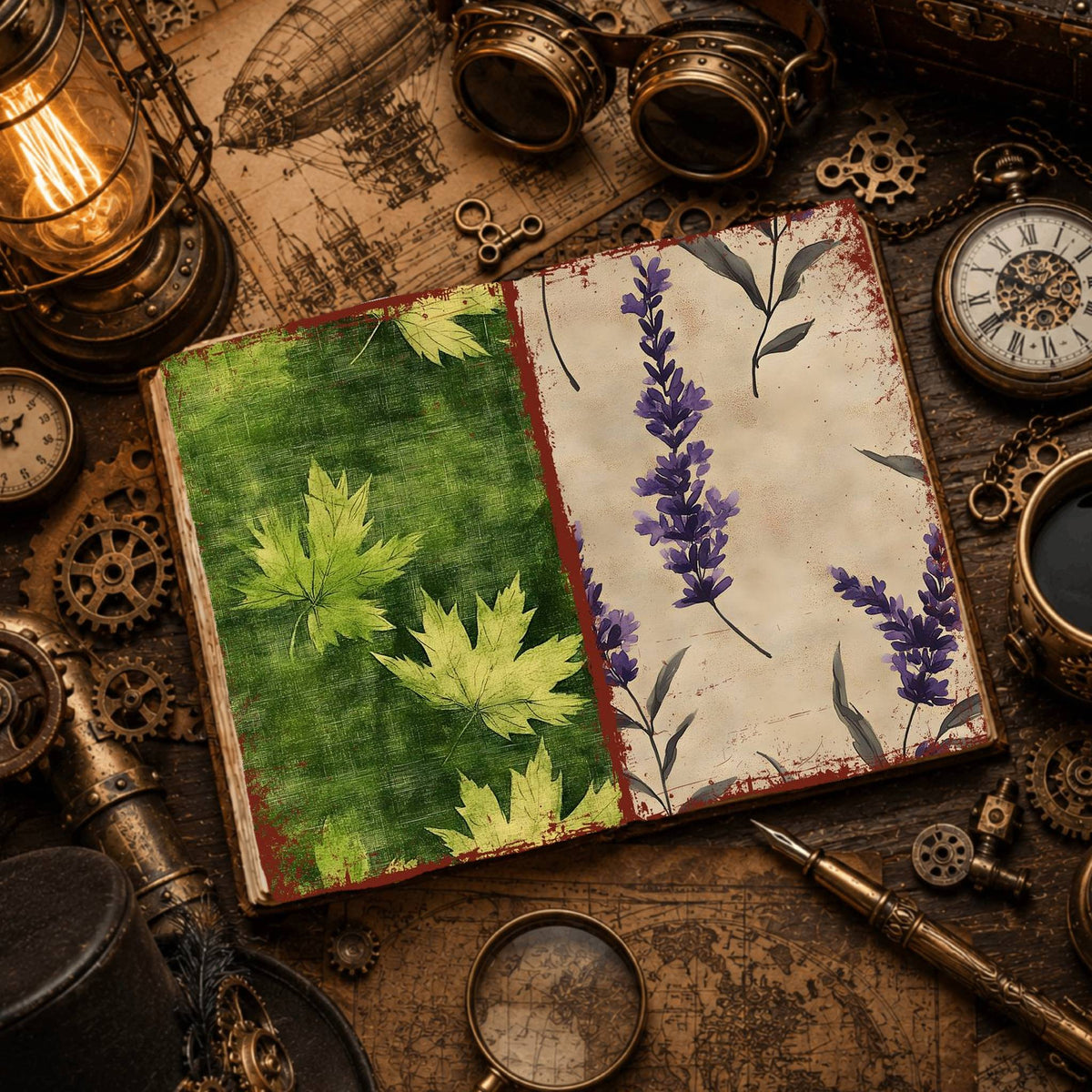 Leafy Digital Papers