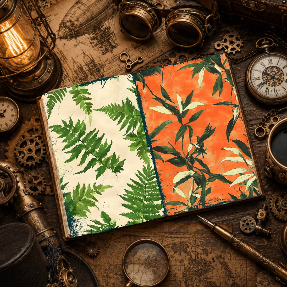 Leafy Digital Papers