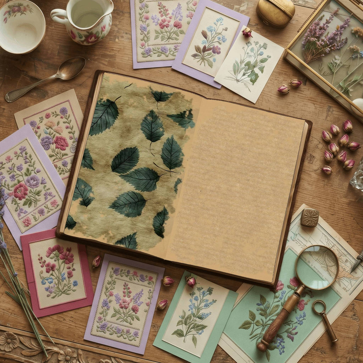 Leaves Digital Papers