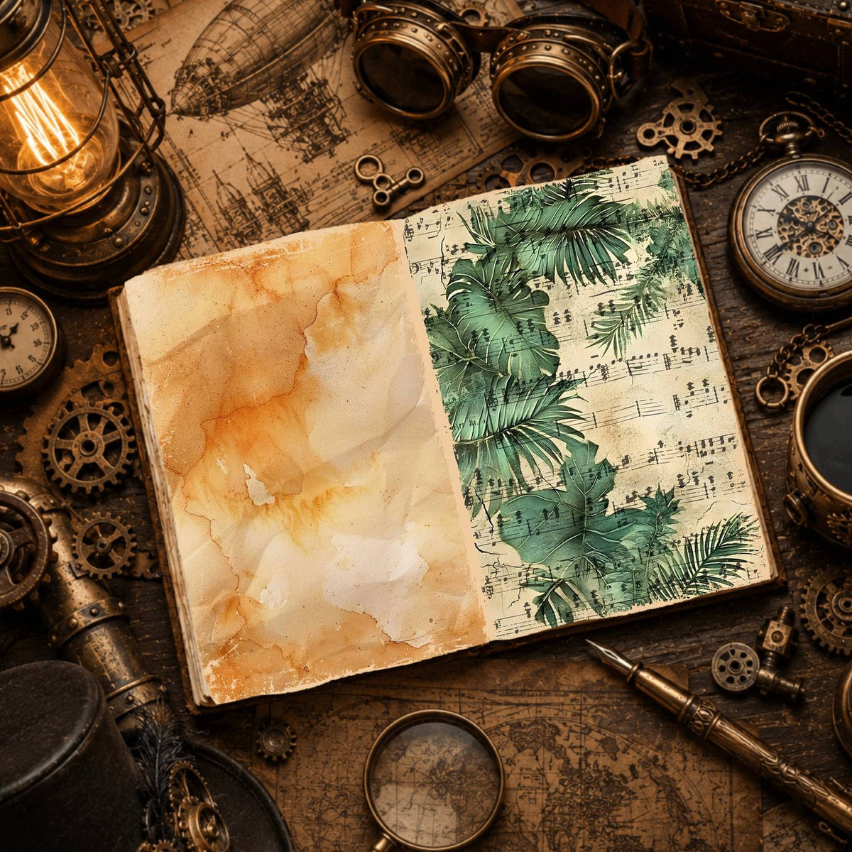 Leaves Digital Papers