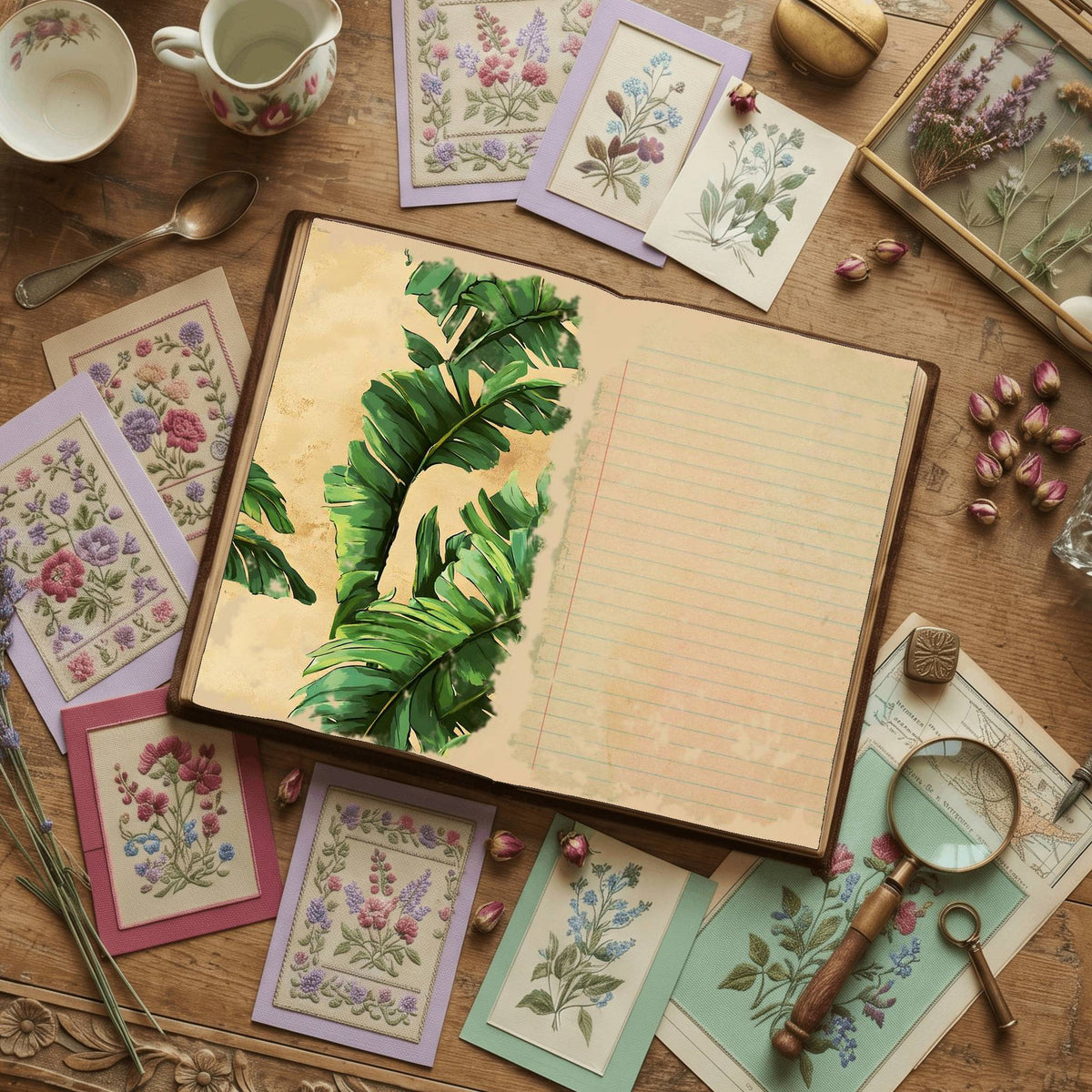 Leaves Digital Papers