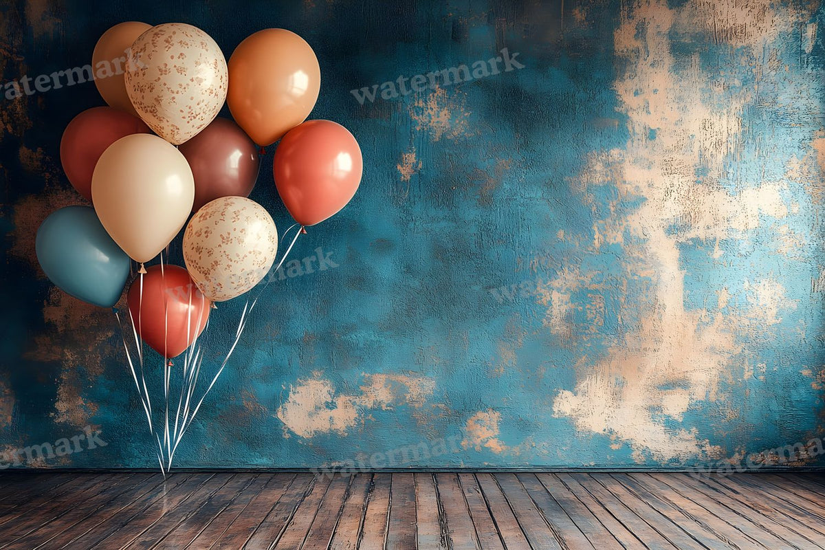 Luxury Balloon digital photo backdrop for photo editing, preview 13