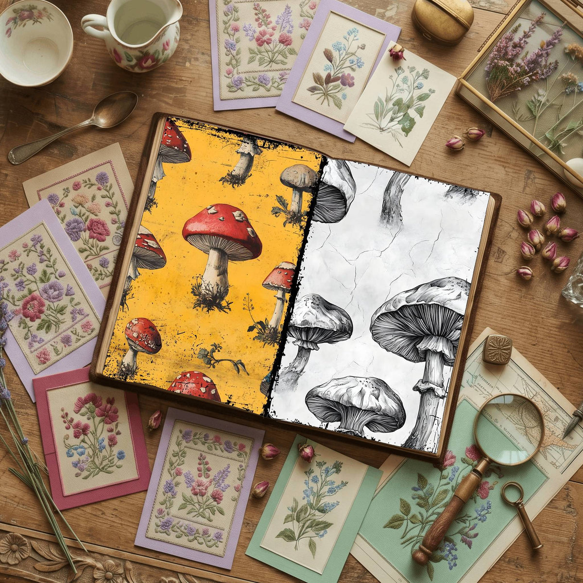 Mushroom Digital Papers